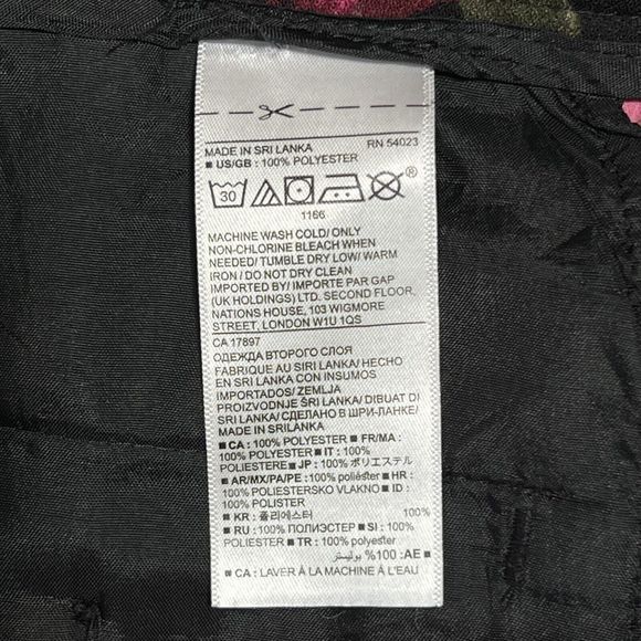 Banana Republic Pants Women's 4P Avery Allover Flower Print Cropped Multi - Picture 12 of 16